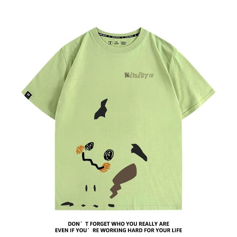 定番シンプル 着心地良い 目立つ キュート ファッション 半袖 Tシャツ U-13101