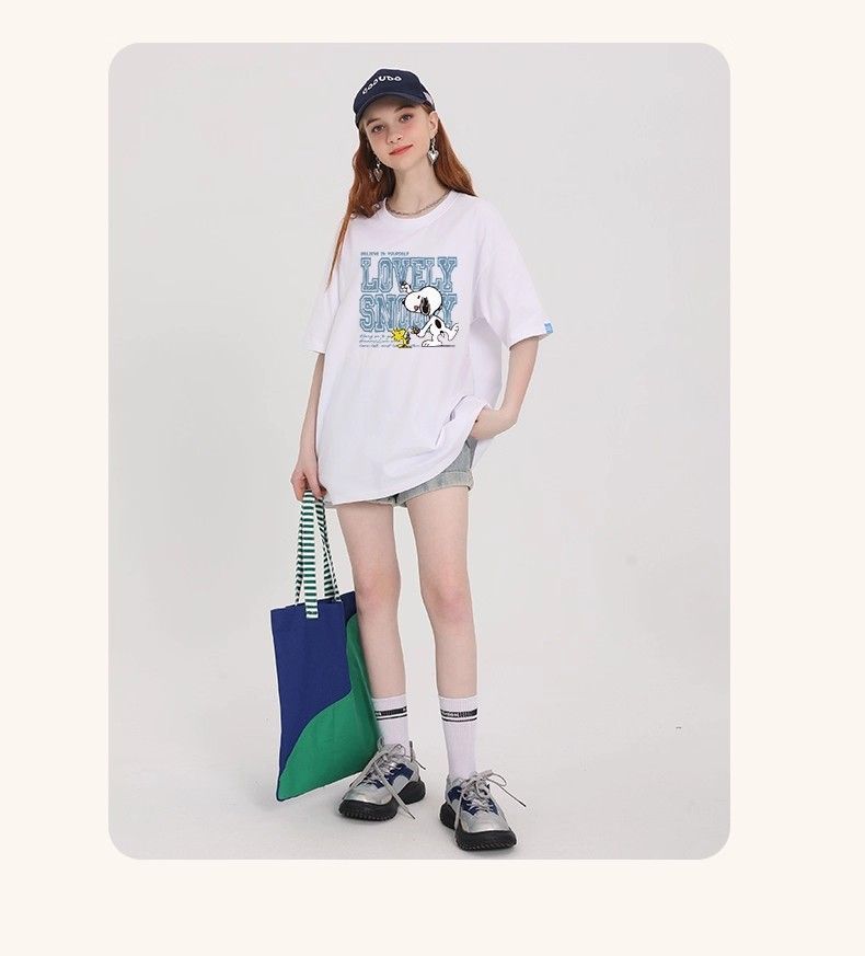 着回し力抜群 着心地良い 目立つ キュート ファッション 半袖 Tシャツ U-13102