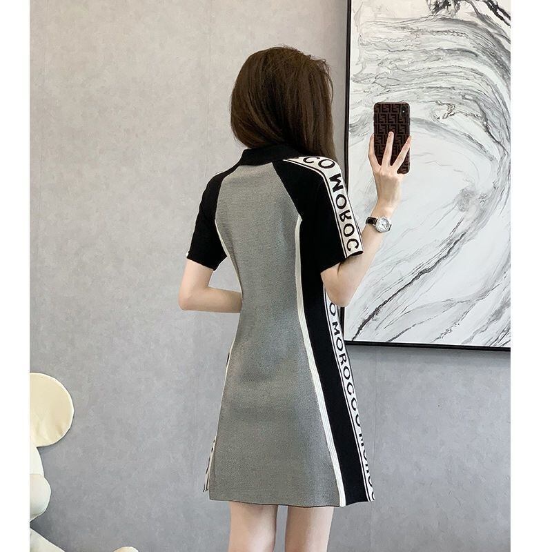 新商品 ファッション 美人度アップ 切り替え ワンピース<U-8839>