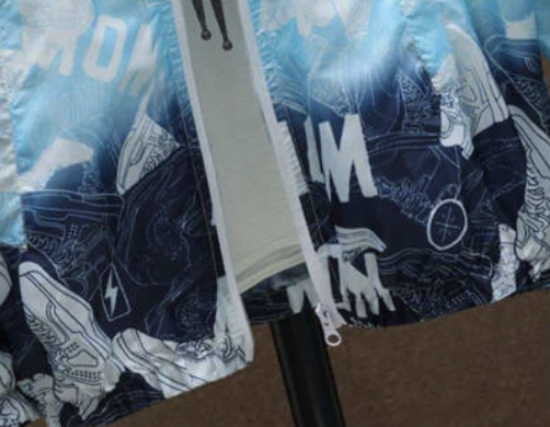 『接触冷感・吸汗速乾』夏新作 プリント UVカットパーカー U-13145