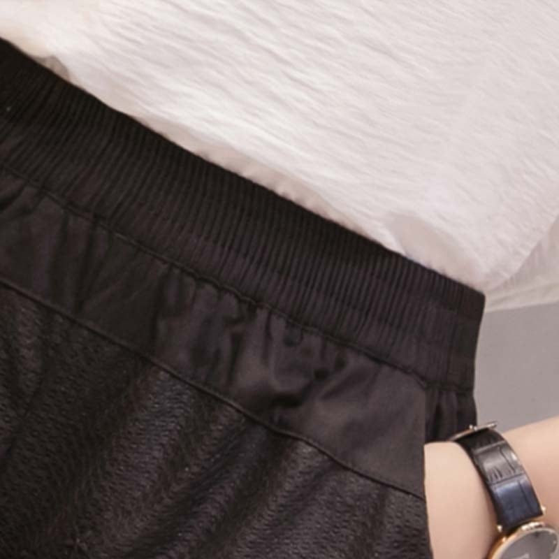 好感度満載 ハイウエスト 美感いっぱい パンツ ボトムス<U-3271>