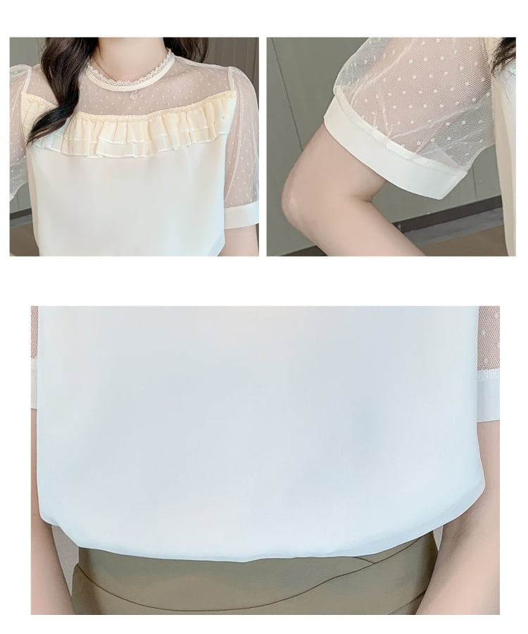 ゆったり感アップ アルファベット ファッション Tシャツ カットソー<U-8338>