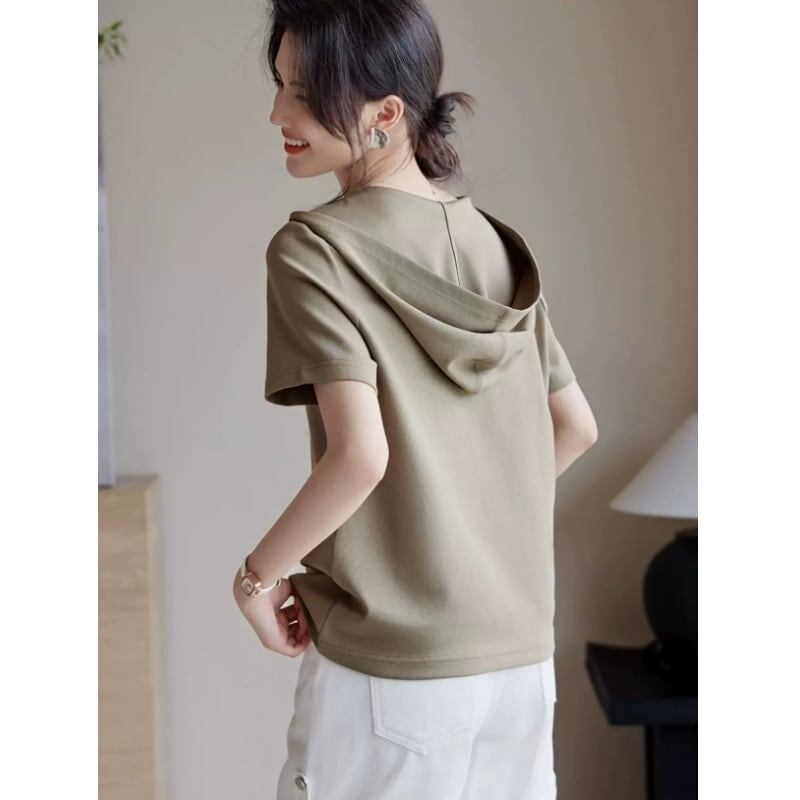 着回し力抜群 レイヤード風 ファッション Tシャツ<U-8345>