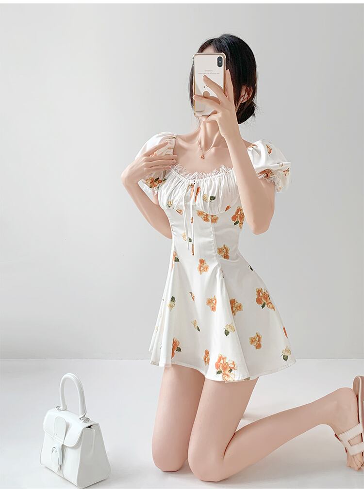 好感度UP 美人度アップ 大好評 絶対流行 レースワンピース<U-11880>