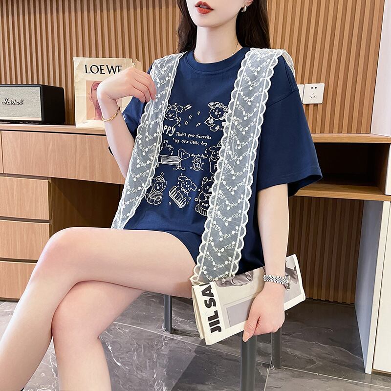 早い者勝ち 絶対流行 売れ筋 早い者勝ち カジュアル 2色選択 Tシャツ<U-11347>