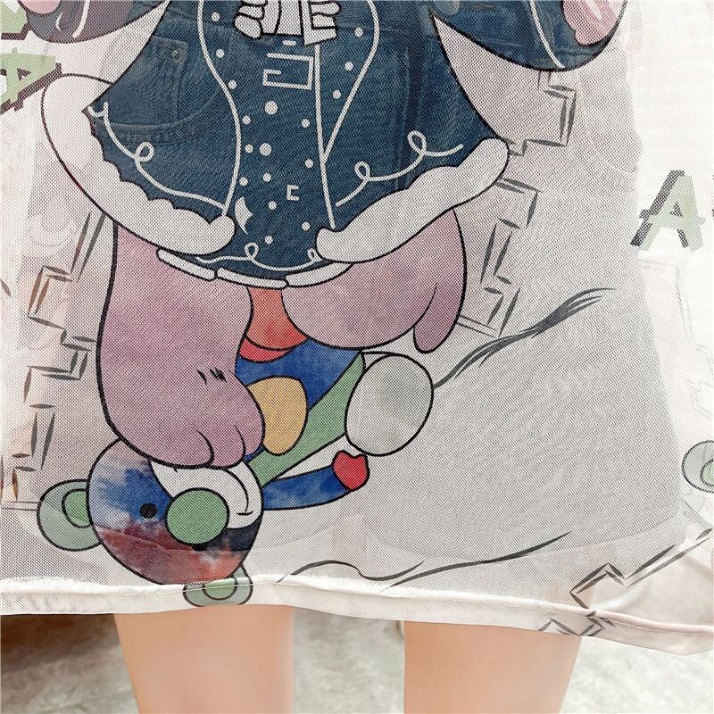 女子マスト 半袖 ラウンドネック ワンピース Tシャツ<U-8635>