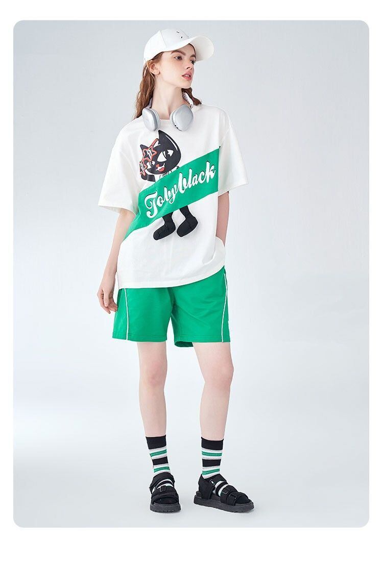 絶対欲しい 絶対流行 今季マストバイ 早い者勝ち カジュアル 2色選択 Tシャツ<U-11658>