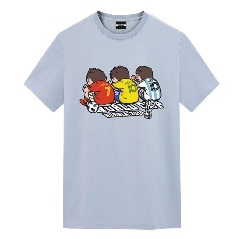 期間限定 特別デザイン カジュアル プリント 全3色 半袖 Tシャツ <U-8838>
