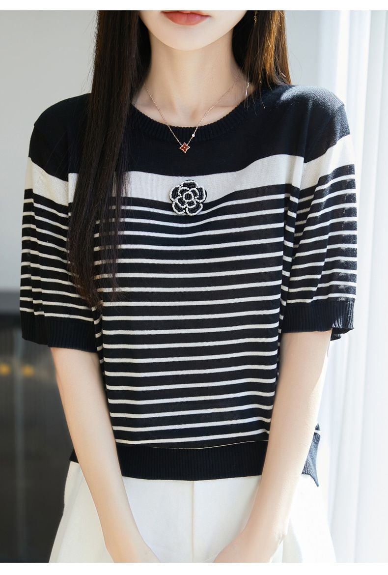 定番シンプル 売り切れ必至 着回し力抜群 全2色 Tシャツ <U-11938>