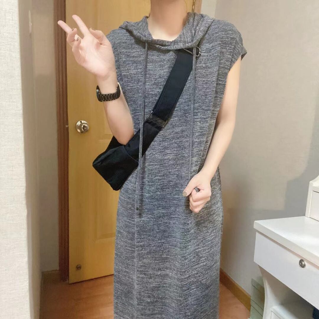超人気 知的 カジュアル ルーズ ワンピース<U-6627>