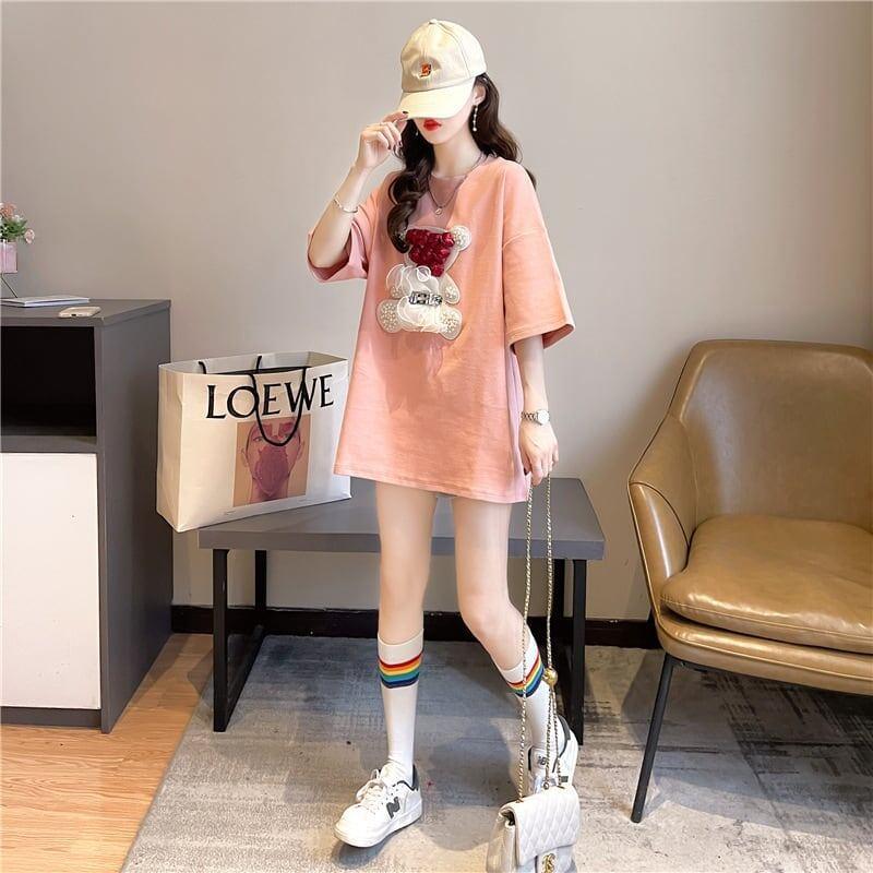 デザインセンス重工業立体パターンベアーズニューアイロンダイヤメッシュ半袖Tシャツ<U-2916>