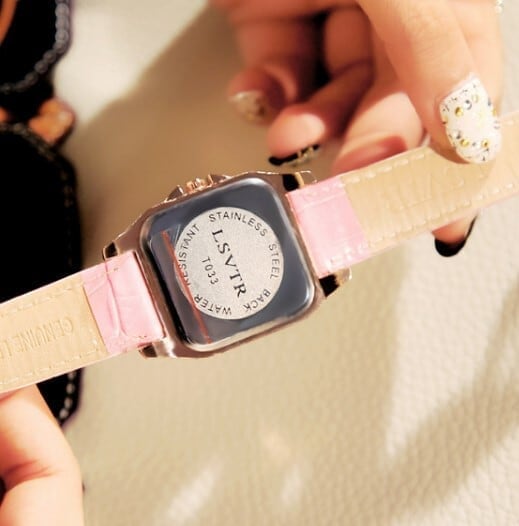 【小物】Insfashion好感度アップ ダイヤモンドを付けファッション腕時計 ins-863