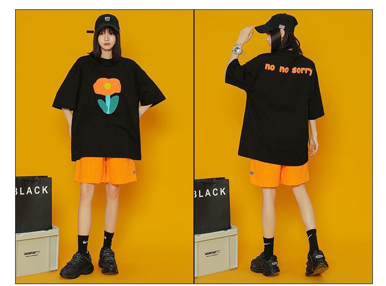 超人気上質 シンプル 半袖Tシャツⅹパンツセット<U-8126>