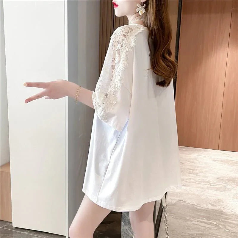好感度満載 3色選択可 美感いっぱい Tシャツ カットソー<U-3074>