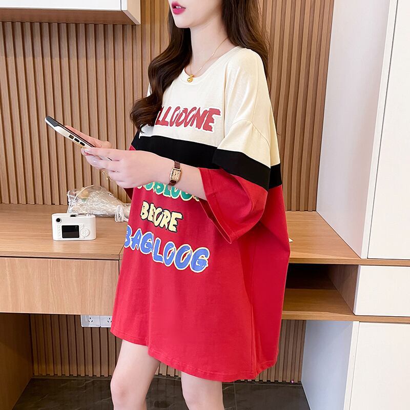 キュート 早い者勝ち 絶対流行 カジュアル 2色選択 Tシャツ<U-11134>