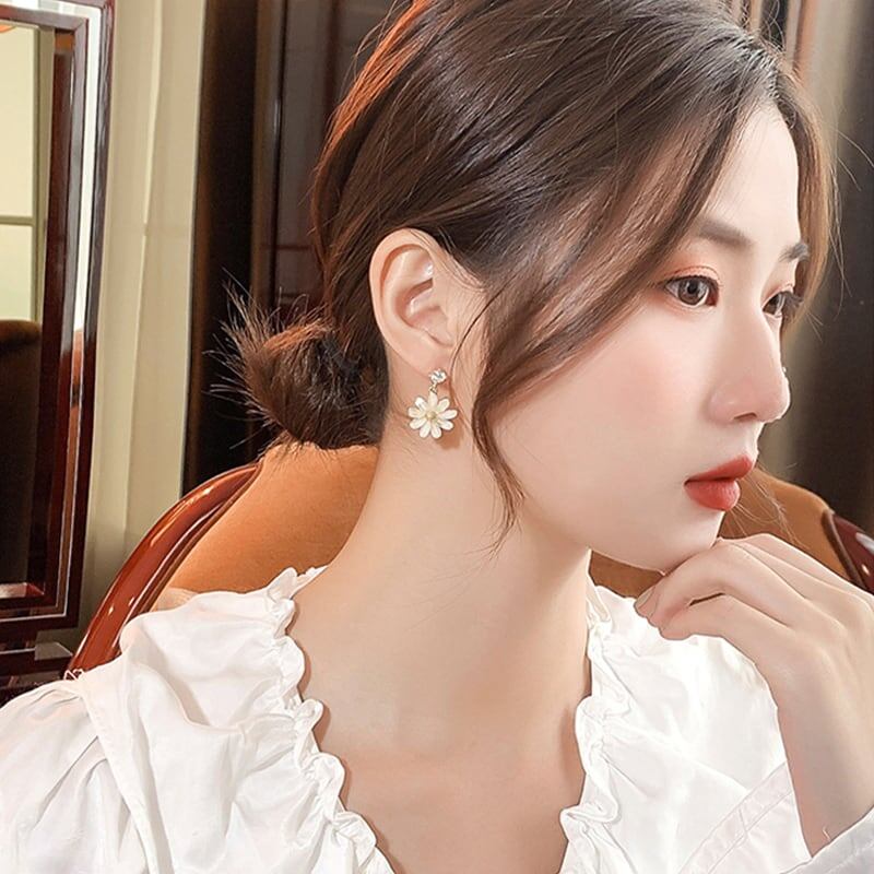 美人度アップ チャーミング 合わせやすい イアリング アクセサリー<ins-3066>