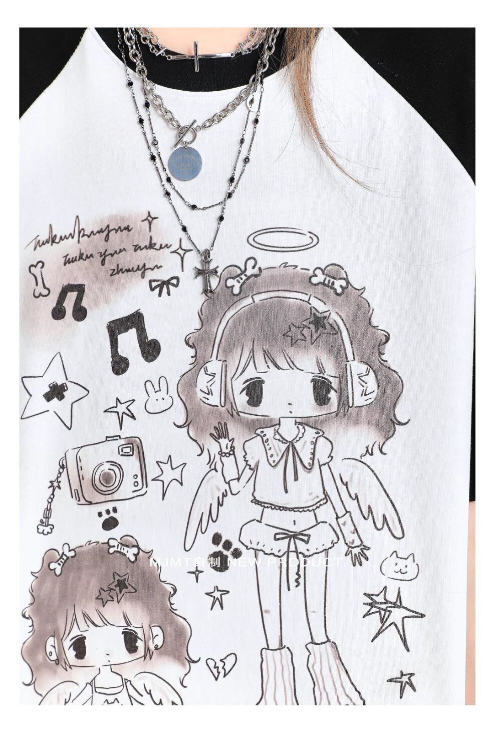 絶対欲しい 売れ筋 話題沸騰中 絶対流行 早い者勝ち カジュアル 2色選択 Tシャツ<U-11278>