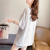 オシャレ度満点 プリント 高級感溢れる Tシャツ カットソー＜U-3336＞