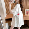 着回し力抜群 個性派 高見えデザイン 着心地良い 2色選択 半袖 Tシャツ <U-9277>