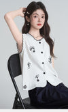 海外トレンド カジュアル 好感度UP 袖なし Tシャツ ＜U-11965＞
