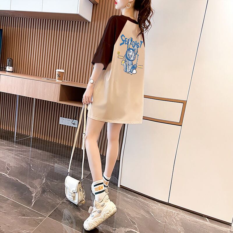 定番シンプル プリント 4色選択可 Tシャツ カットソー＜U-8274＞