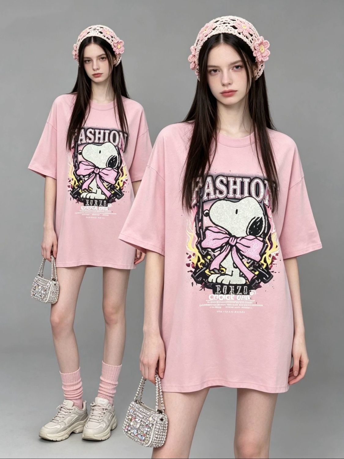 早い者勝ち カジュアル プリント Tシャツ U-13473