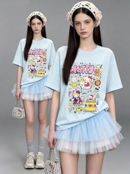 新作トレンド プリント カジュアル Tシャツ U-13470