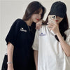 デザイン感 切り替え チャーミング プリント Tシャツ カットソー＜U-3538＞