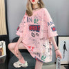 スタイリッシュ 切り替え 一目惚れ プリント Tシャツ カットソー＜U-3540＞
