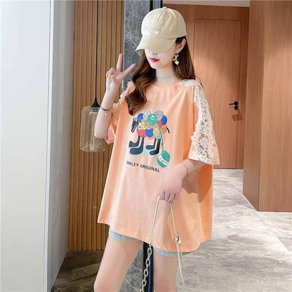 好感度満載 3色選択可 美感いっぱい Tシャツ カットソー＜U-3074＞