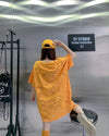 売り切れ必至 ゆったり ファッション感満々 ロング丈 3色半袖Tシャツ＜U-9086＞