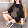 今季大好評 切り替え 美感いっぱい プリント Tシャツ カットソー＜U-3503＞