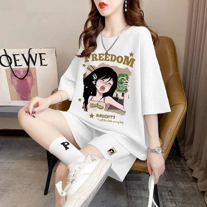 超人気 真夏も快適 話題沸騰中 カジュアル 全4色 半袖 Tシャツ ショートパンツ セットアップ ＜U-9129＞