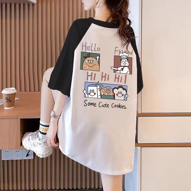話題沸騰中 プリント 4色選択可 Tシャツ カットソー＜U-8276＞