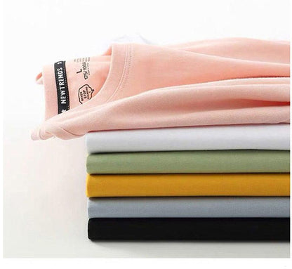 男女兼用 ファッション シンプル 半袖 Tシャツ U-13344
