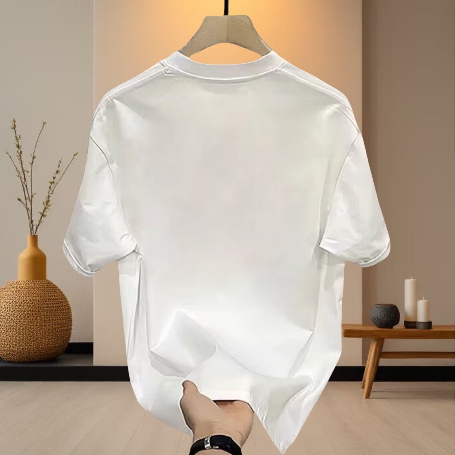 男女兼用 肌触りの良い プリント 半袖 Tシャツ U-13215