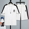 男女兼用 カジュアル スポーツ Tシャツ & ショーツ セットアップ U-80004
