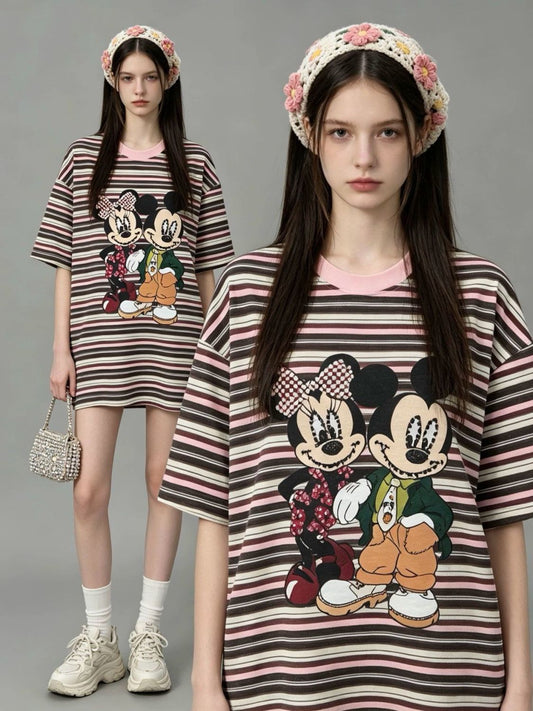 新作トレンド プリント カジュアル Tシャツ U-13474