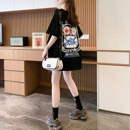 パーソナライズされたプリント半袖Tシャツ<U-5036>