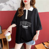 カジュアル 切り替え 着心地抜群 プリント Tシャツ カットソー＜U-3622＞
