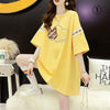 好感度UP リボン キュート プリント全3色 半袖Tシャツ カットソー ＜U-8555＞