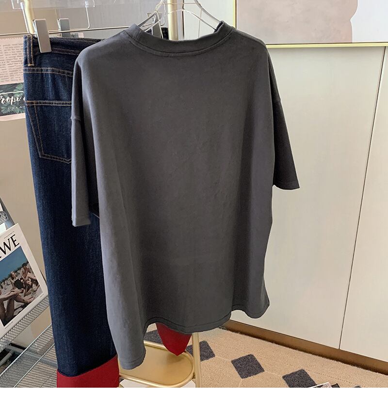 おすすめ 着心地良い ファッション感満々 プリント 半袖 Tシャツ <U-9127>
