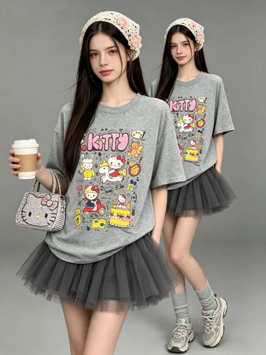 新作トレンド プリント カジュアル Tシャツ U-13470