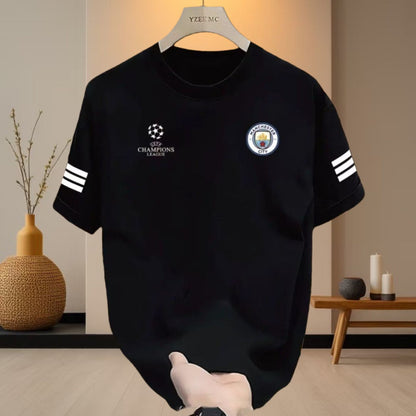 男女兼用 肌触りの良い プリント 半袖 Tシャツ U-13215