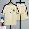 男女兼用 カジュアル スポーツ Tシャツ & ショーツ セットアップ U-80004