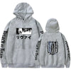 こなれ感UP プリント フード付き カジュアル スウェット パーカー U-13632