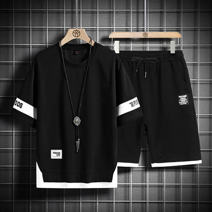 男女兼用 大人気 シンプル Tシャツ & ショーツ セットアップ U-80020