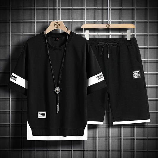 男女兼用 大人気 シンプル Tシャツ & ショーツ セットアップ U-80020