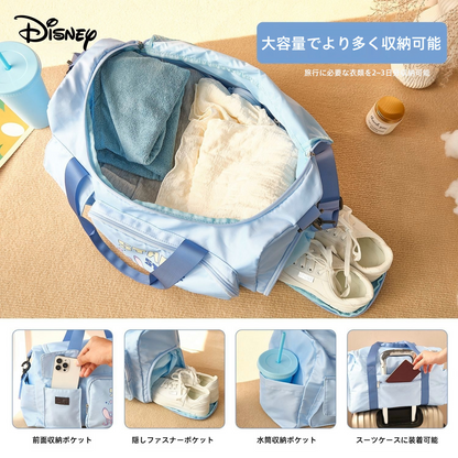 限定価格 旅行用 キャラクター柄 多ポケット ショルダー付き バッグ U-70000