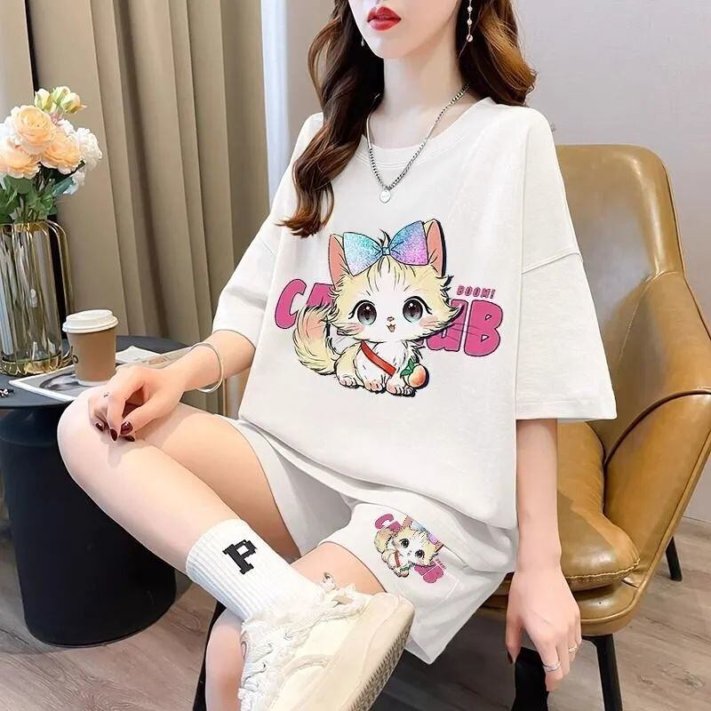 絶対欲しい カジュアル 夏に嬉しい機能付き 半袖Ｔシャツⅹパンツセット全4色<U-11268>